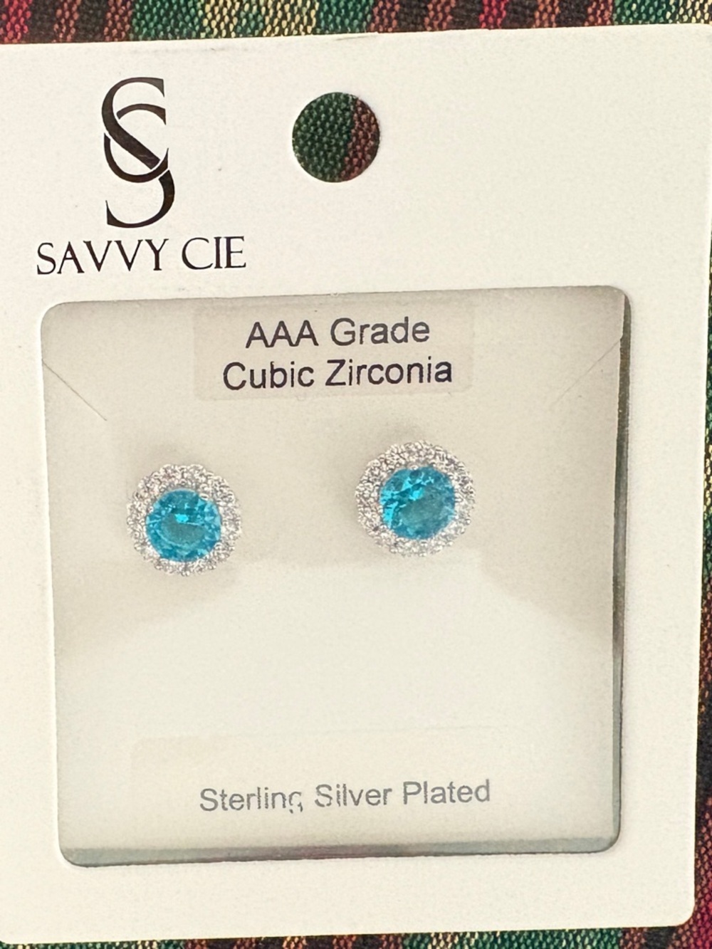 Savvy Cie Turquoise Stud Earrings